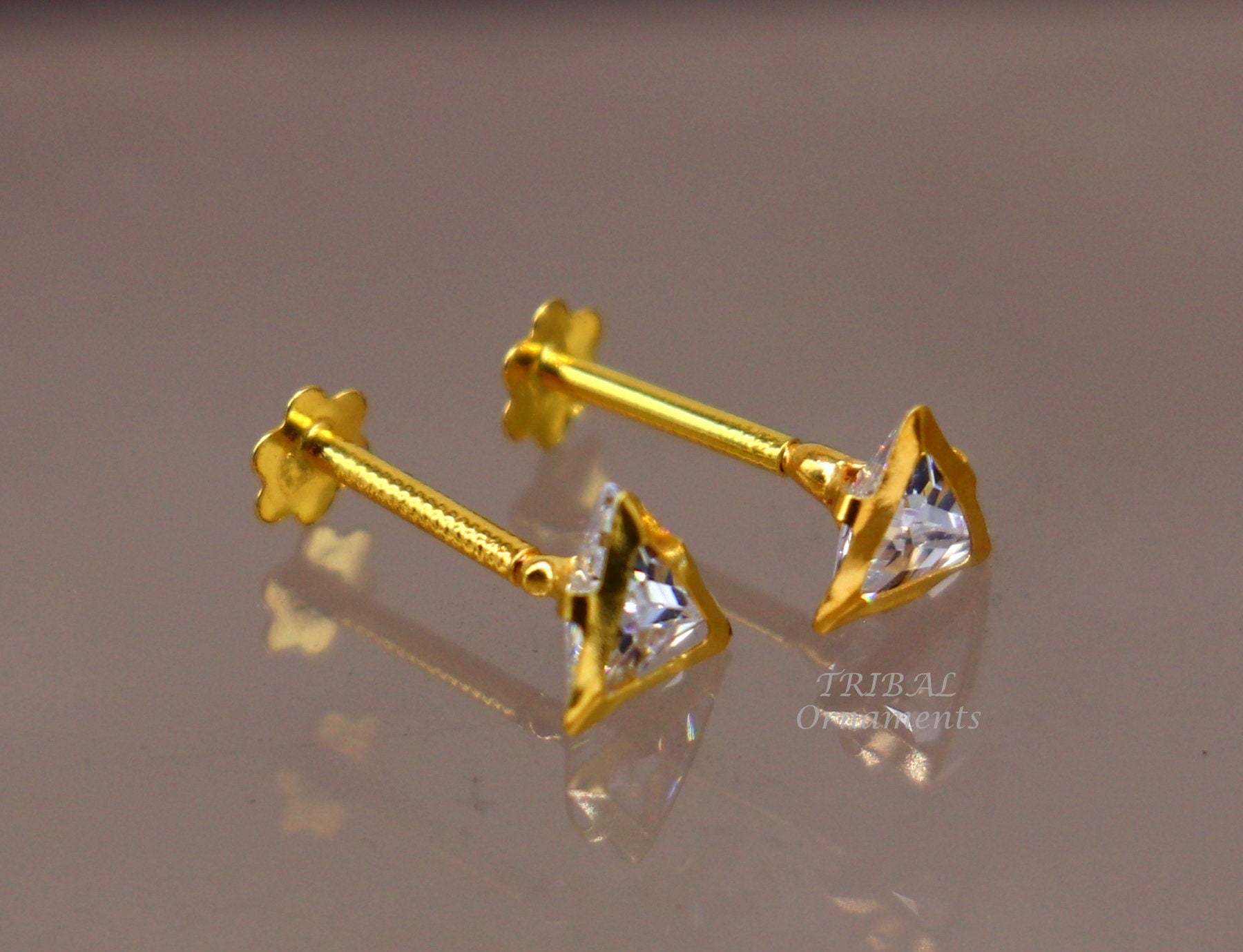 Buy Nilus Collection Gold Plated Stud Earring White, Yellow For (Women, Baby  Boys and Girls) Online at Best Prices in India - JioMart.